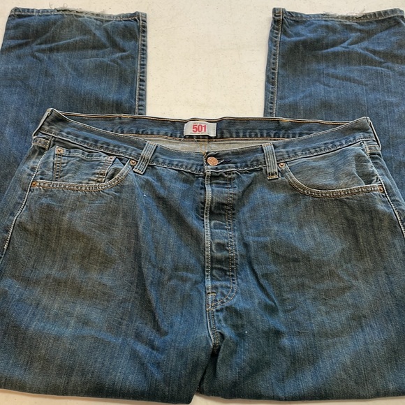 Levi’s Original 501 Straight Leg Button Fly Jeans - Picture 3 of 11